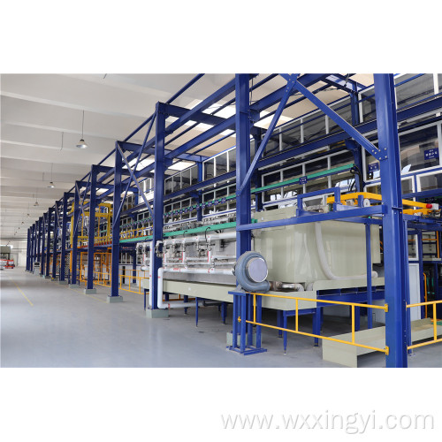 Nickel electroplating production line